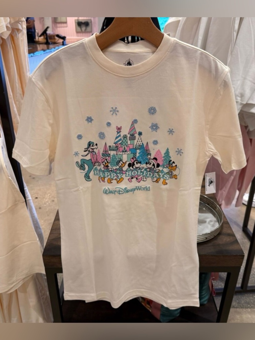 Walt Disney World Christmas Happy Holidays T-Shirt size XL